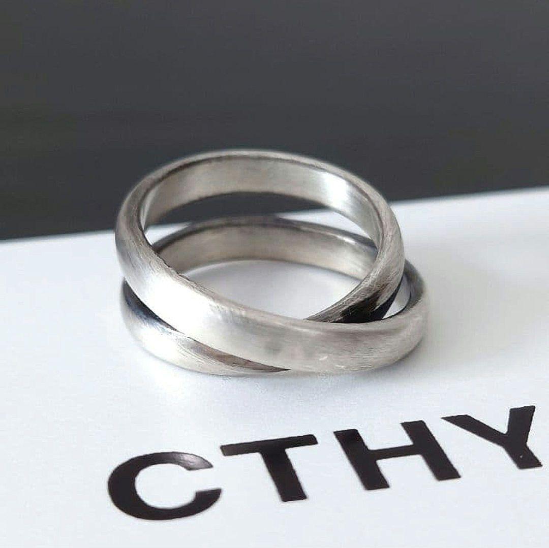 CTHY まとめ リング WINDING RING アンティーク 加工 17号