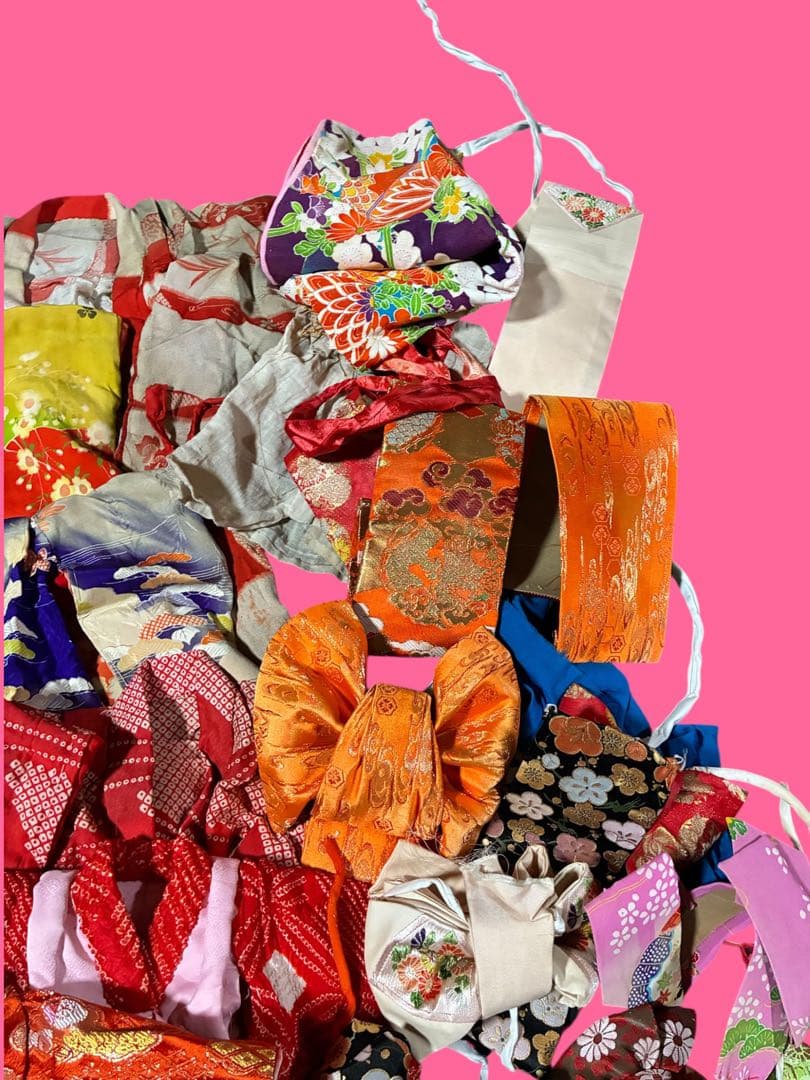 市松人形　着物　小物　大量セット