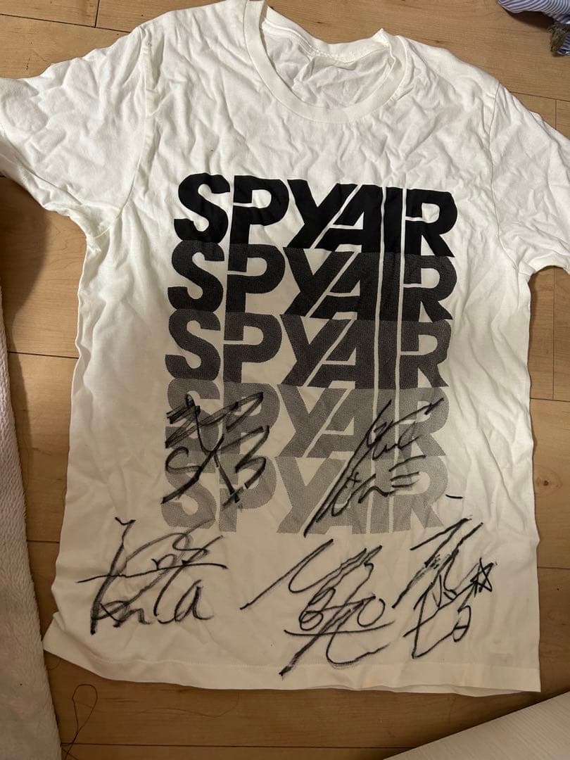 SPYAIR サイン入り Tシャツ ホワイト