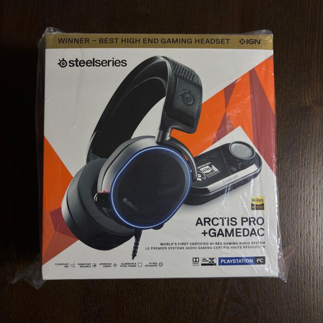 新品未開封 ゲーミングヘッドセット Arctis Pro + Game DAC
