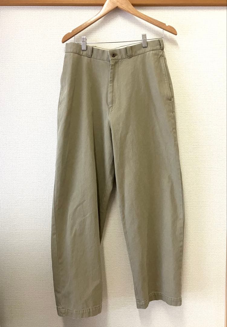 MARKAオーガニックコットン強撚ギャバ / U.S.アーミーチノ2マーカパンツ