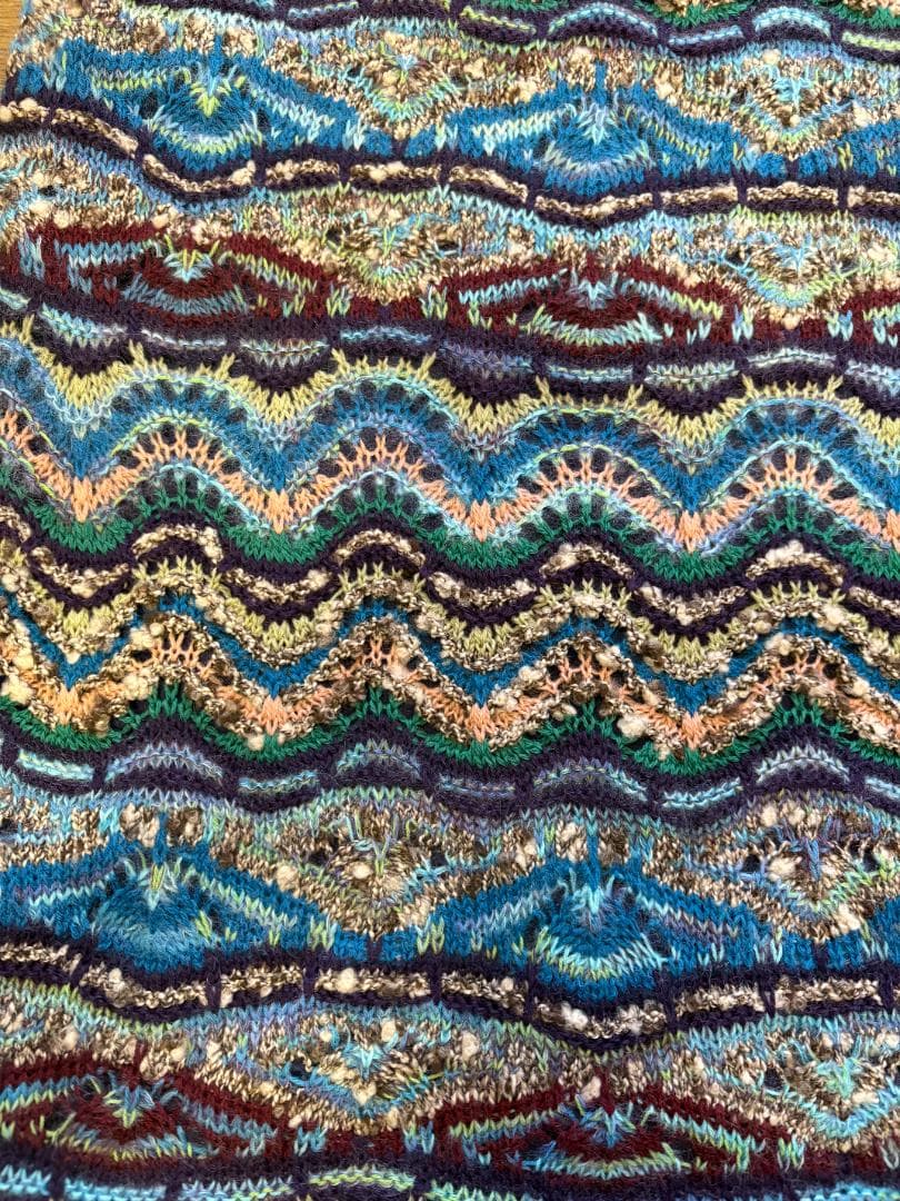 MISSONI ミッソーニ マルチカラー ニットスカート 総柄 イタリア製