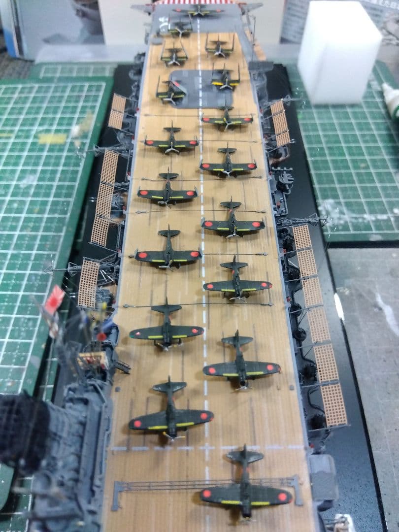 J*J様 1/700 精密模型帝国海軍正規空母「隼鷹」完成品