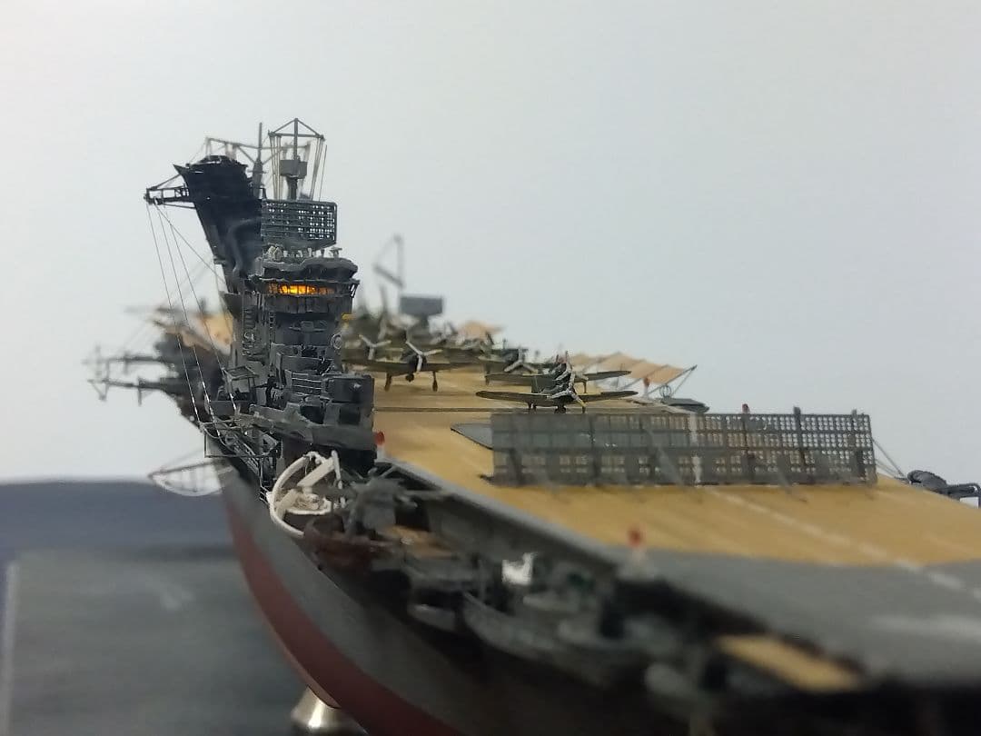 J*J様 1/700 精密模型帝国海軍正規空母「隼鷹」完成品