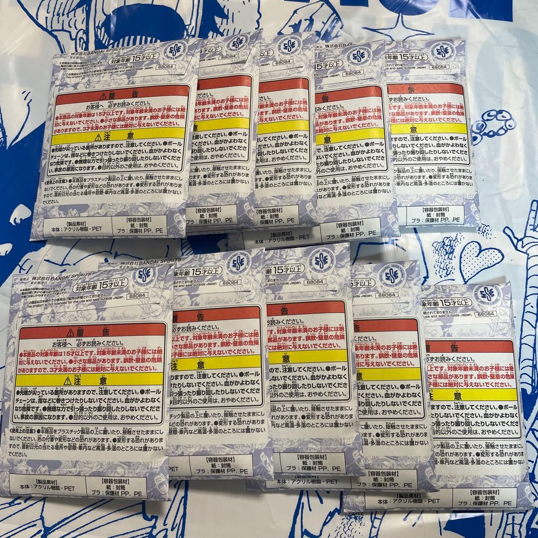 ワンピース　ベースショップくじ　アクリルブロック　１０個セット