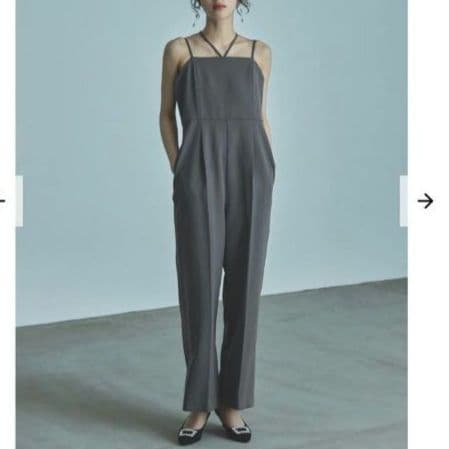 【niana】 ダブルクロス オールインワン パンツドレス 結婚式