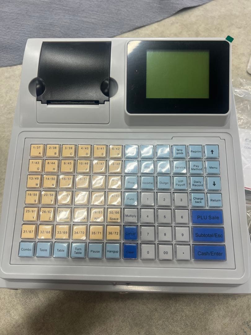 【新品・未使用】業務用レジスター C50｜取扱説明書付き・USB対応・店舗用