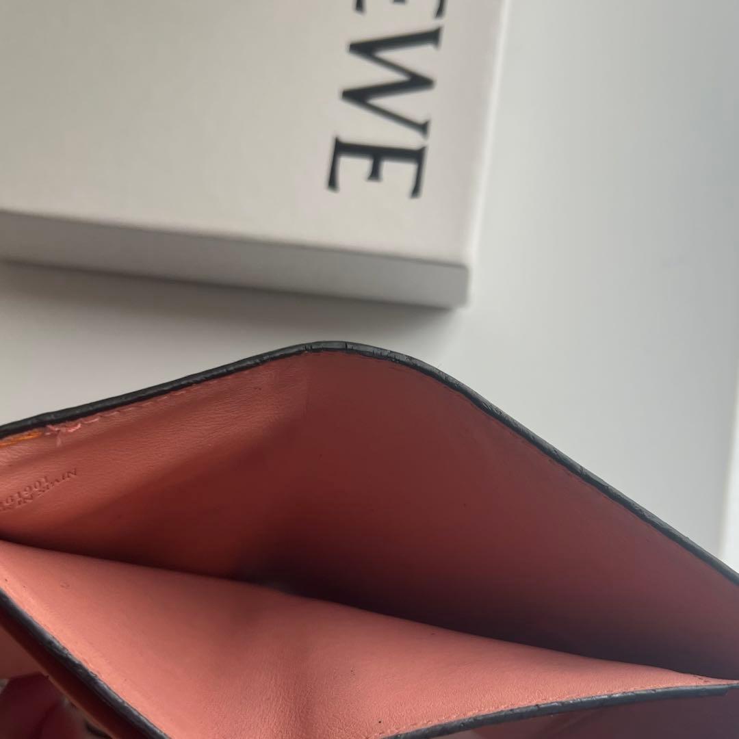 461 美品 LOEWE ロエベ 3つ折り財布