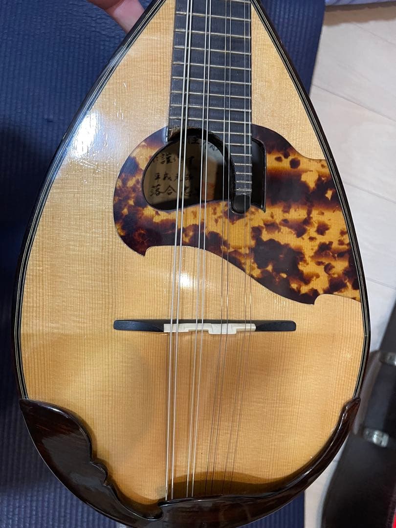 美品 落合忠男 手工品 マンドリン 1989年製