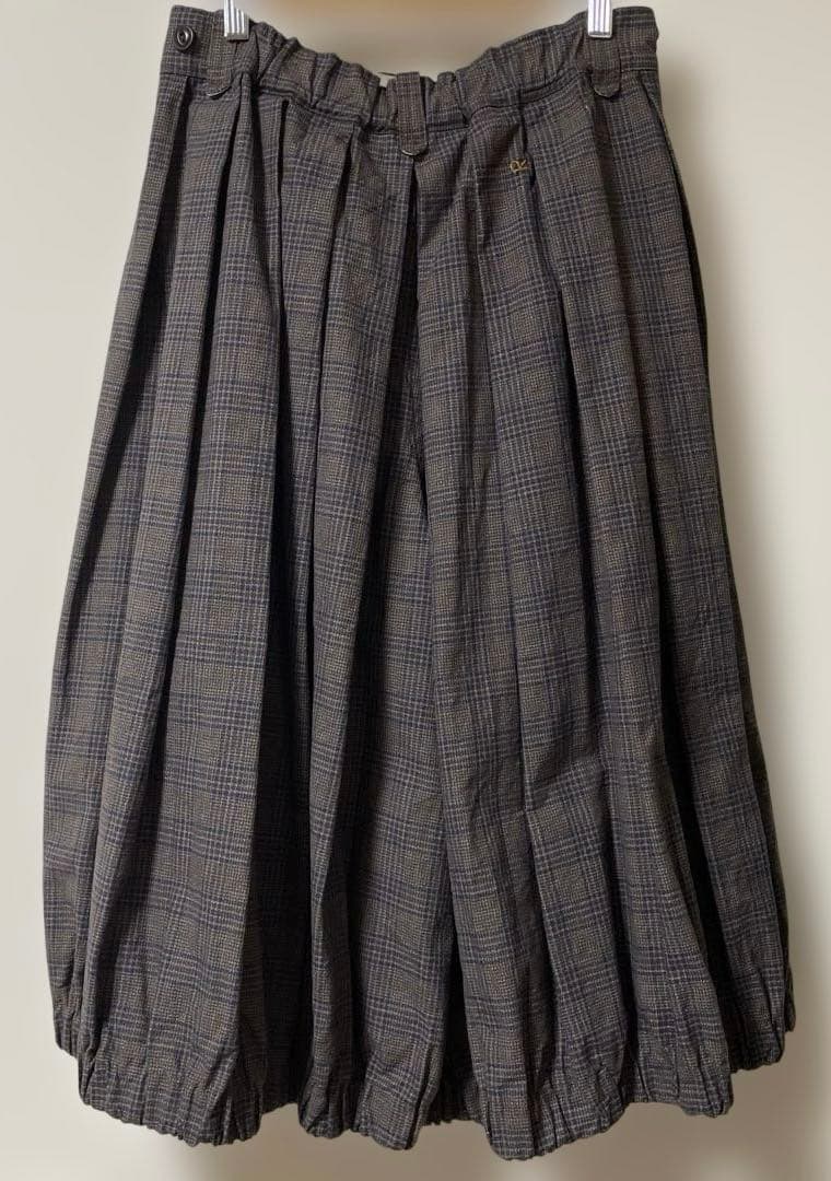 【新品】撚杢コットンツイードのブルマパンツ