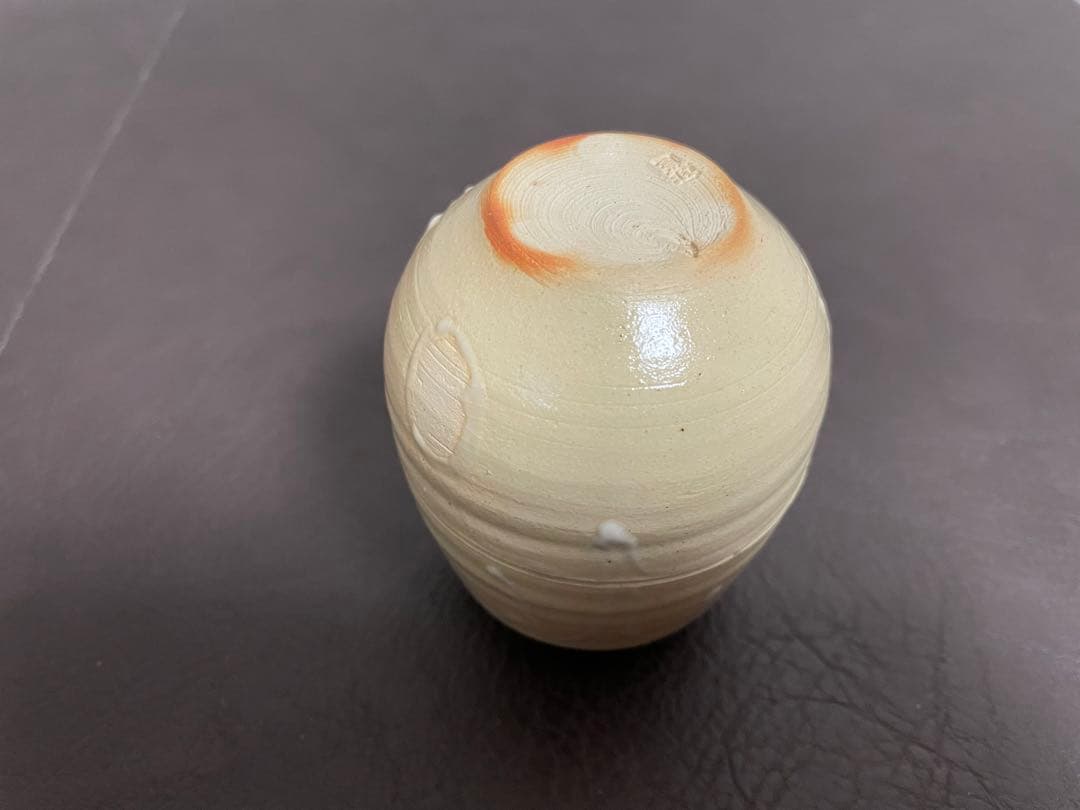 十四代朝日豊斎　鹿背茶入　共箱　仕覆　栞　朝日焼　茶道具　茶入