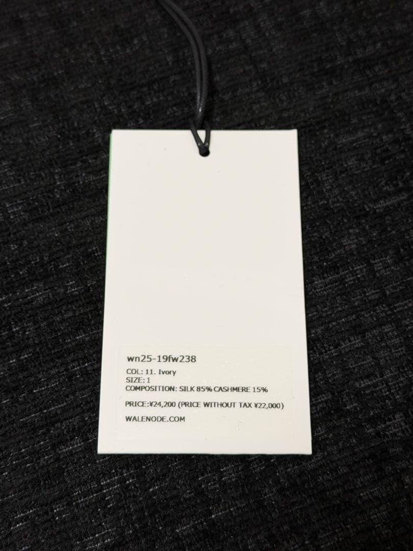 トップス WALENODE/Washable Silk Cashmere Tank Top