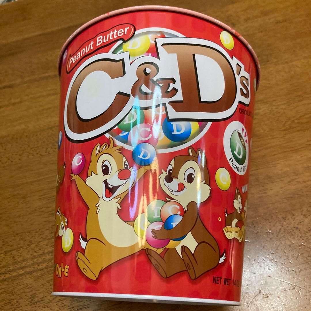 チップとデール　スチール　バケツ　ゴミ箱　新品未使用