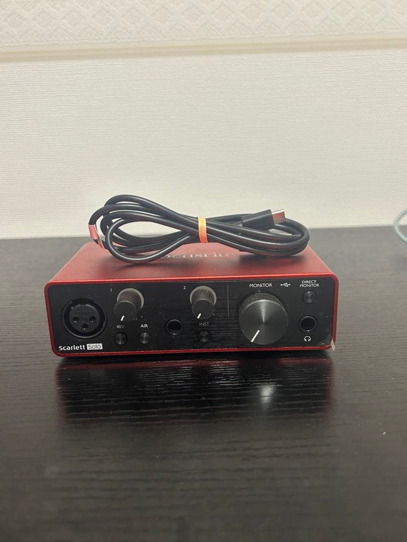 【最終値下げ】Focusrite Scarlett Solo 3rd gen