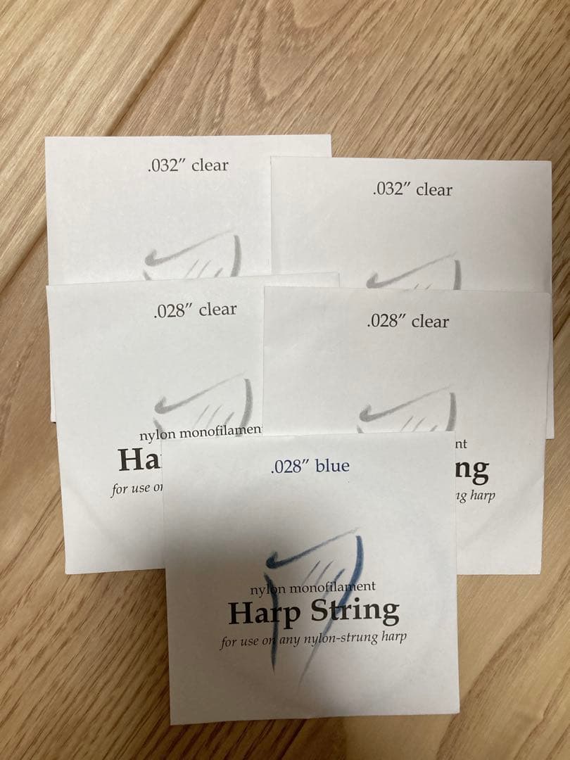 ナイロンハープ弦セット ダスティストリングス