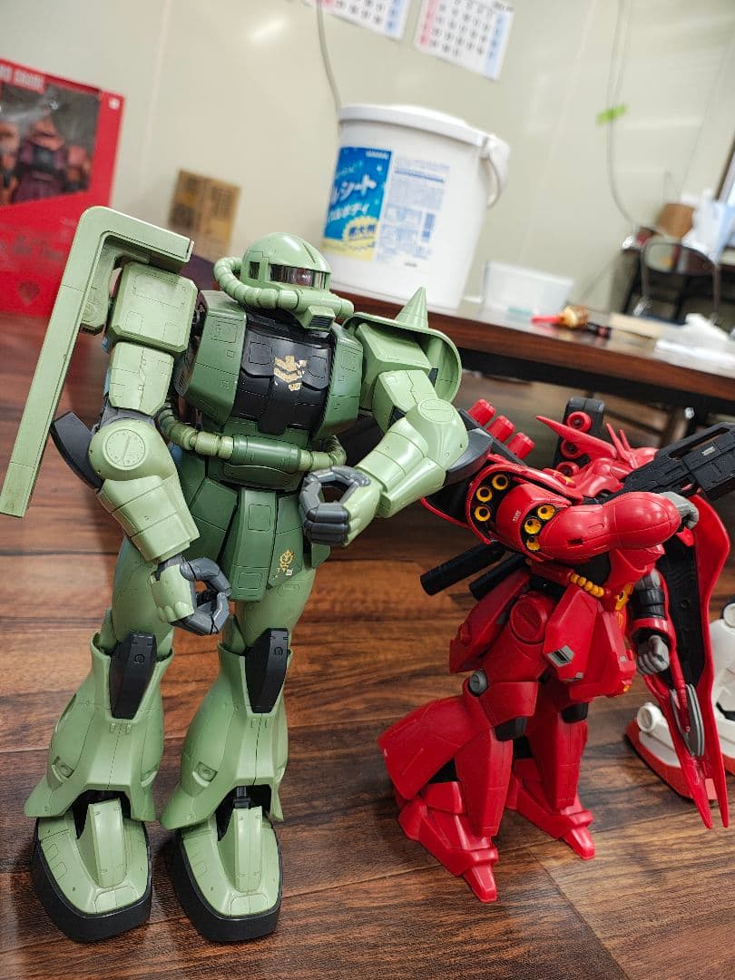 ガンダム　30th アニバーサリー ビッグスケール ガンダムとシャア専用ザク