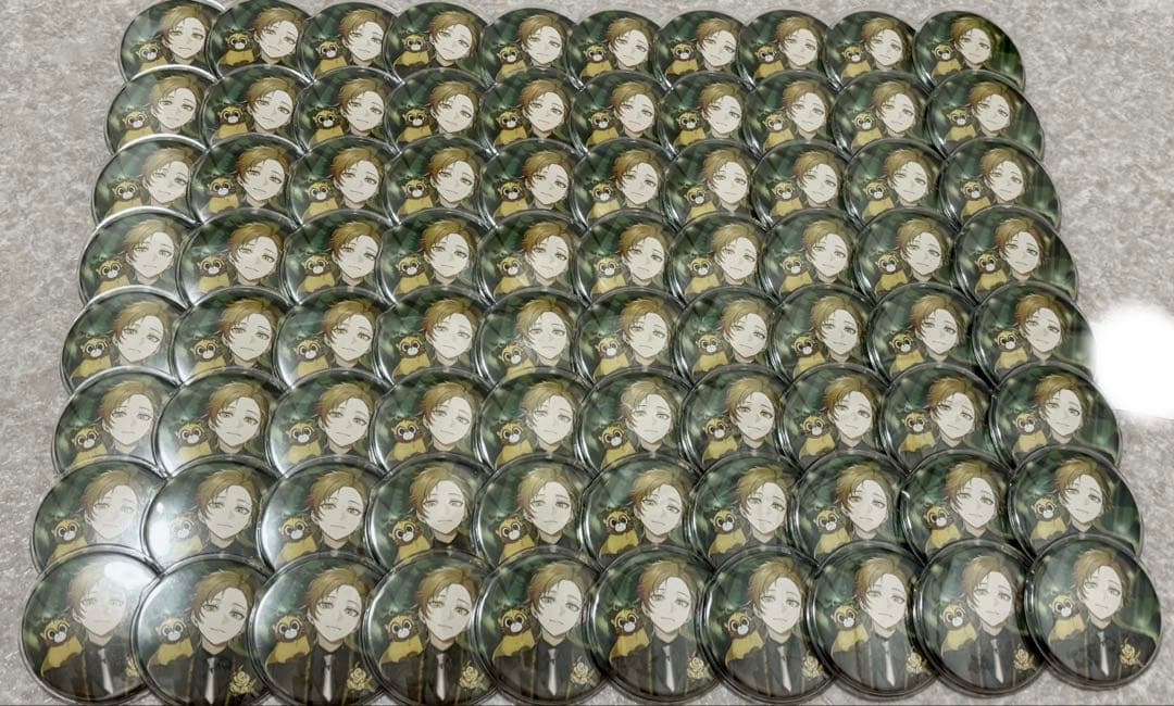 うらたぬき JEWEL等身 缶バッジ