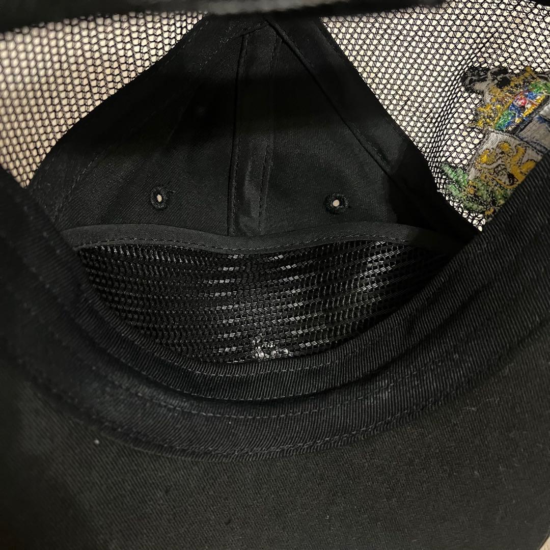帽子 Supreme Crest Mesh Back 6-Panel BLACK