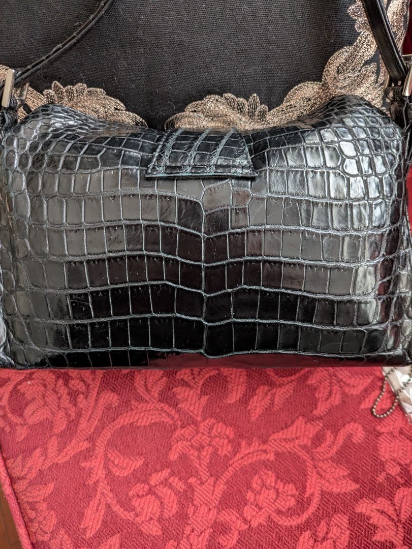 ヌヌ　JRA クロコダイル　バッグ