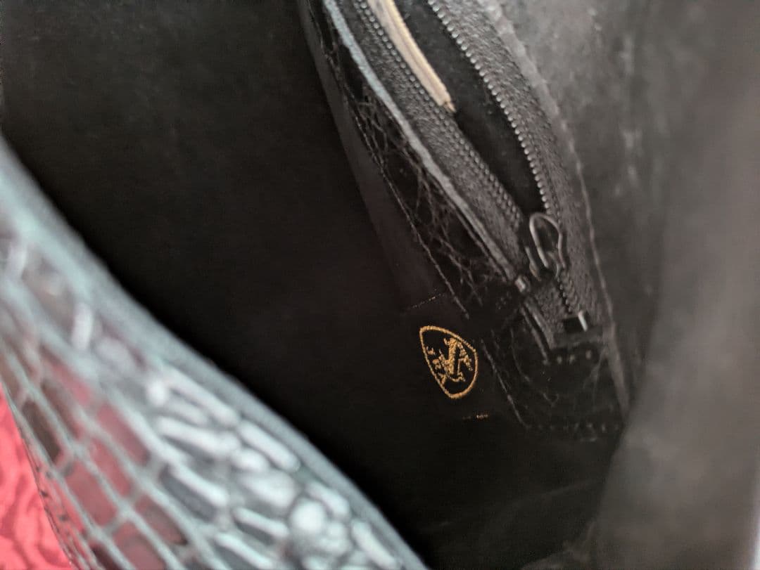 ヌヌ　JRA クロコダイル　バッグ