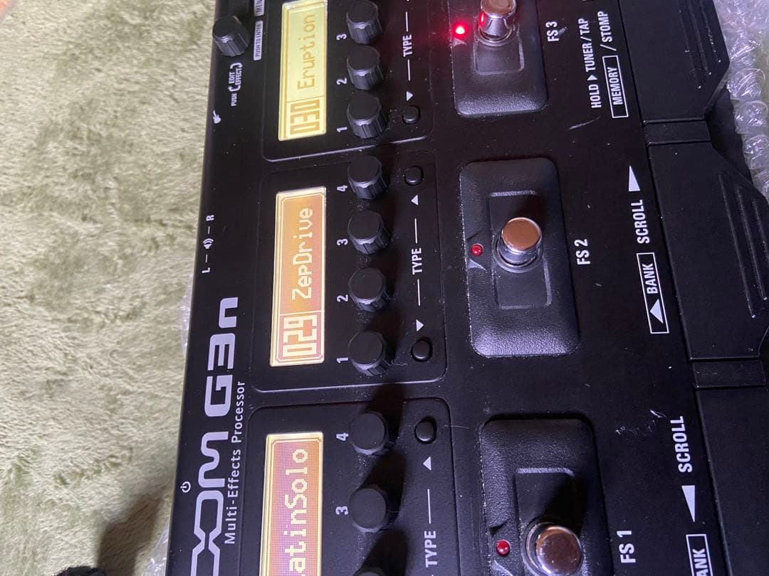 p*e様 正規品ACアダプタ付きZoom G3n マルチエフェクターズームg3n