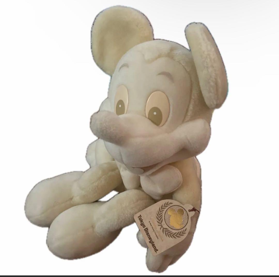 ホワイトミッキーマウス&ミニーマウス＆プルート　 東京ディズニーランドぬいぐるみ
