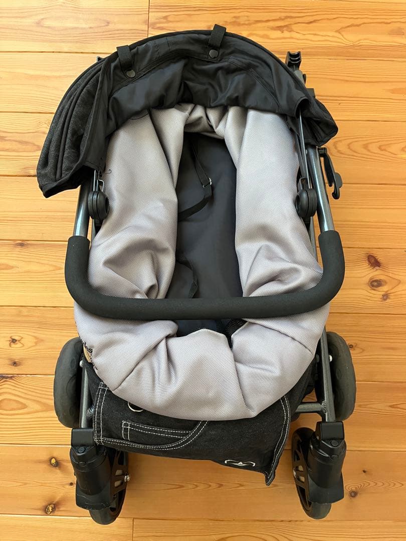 MercedesBenz メルセデスベンツデニム風ペットカート グレー/ブラック