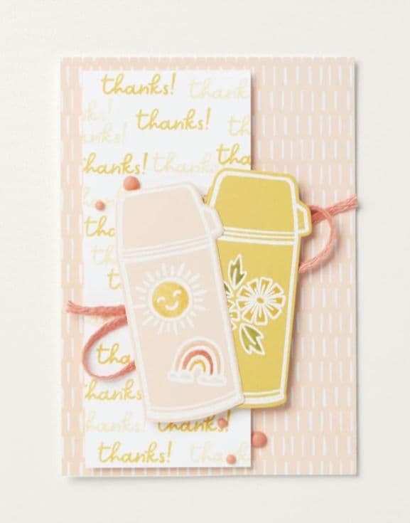 再値下　１点限り♡未使用　水筒ピクニックスタンプ　スタンピンアップ