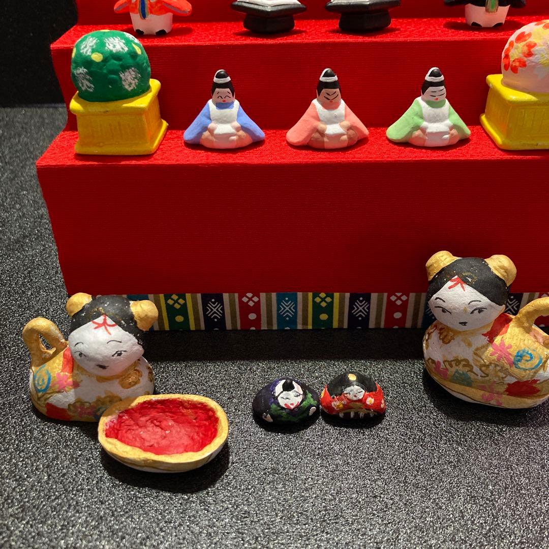 雛人形　龍虎作　豆雛段飾り　オマケ付き