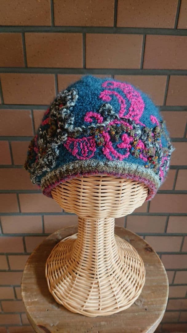 M.& KYOKO ニット帽 Masaki Kyoko サイズフリー 美品です