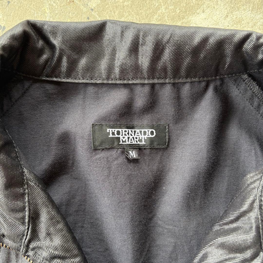 Y2K TORNADO MART single riders black お兄系