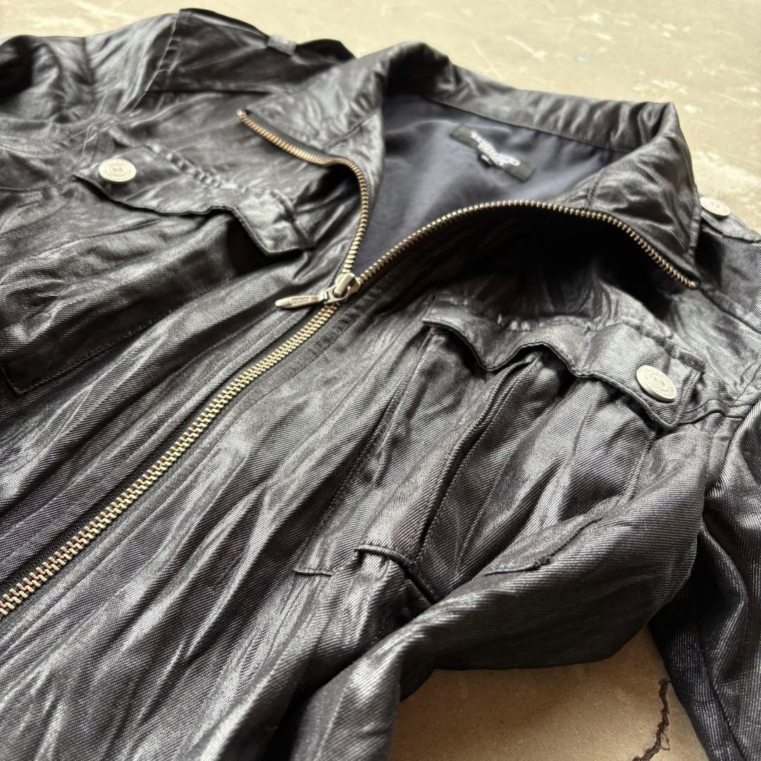 Y2K TORNADO MART single riders black お兄系