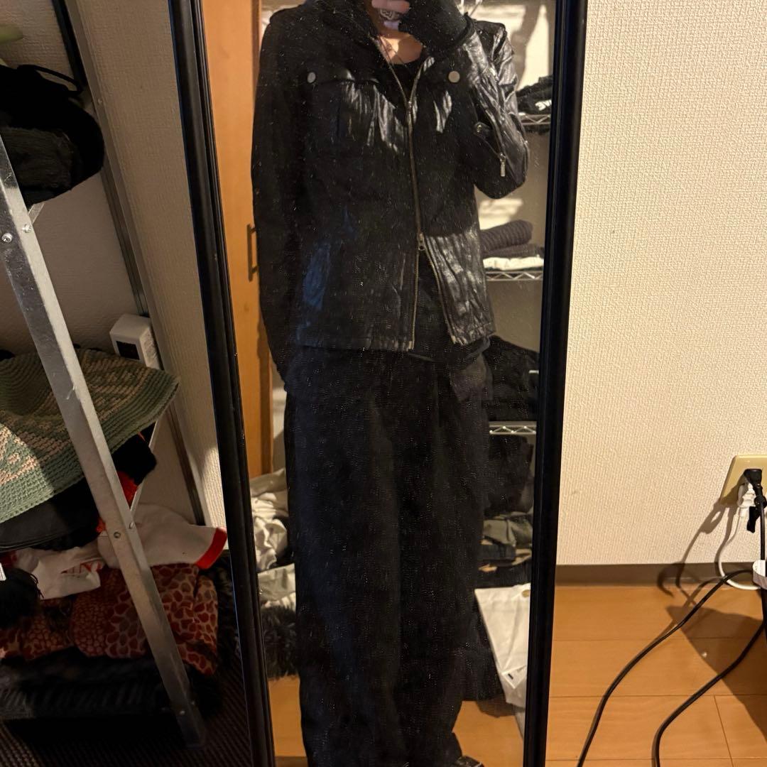 Y2K TORNADO MART single riders black お兄系