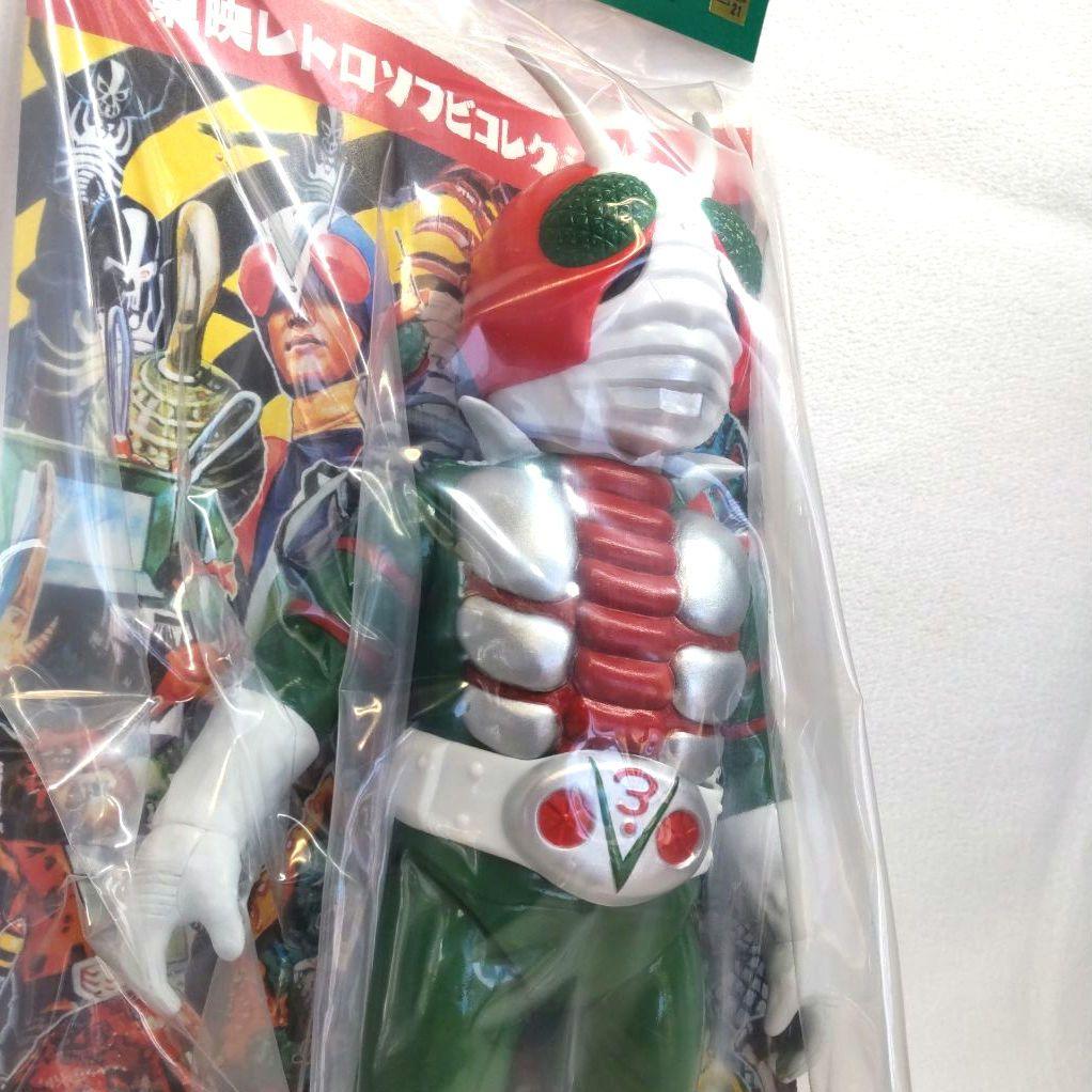 〈新品〉東映レトロソフビコレクション 仮面ライダーV3 ビニールマフラー版