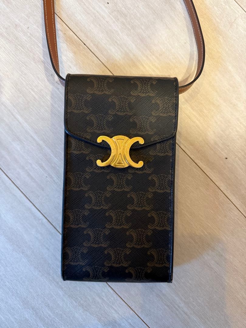 CELINE スマホショルダーバッグ