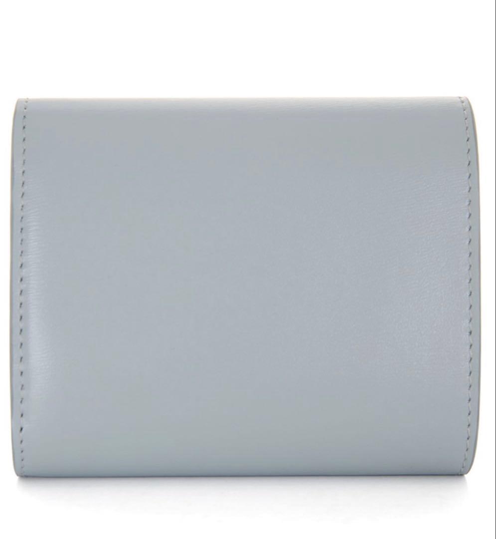 スモール フラップウォレット トリオンフ/スカイブルー:値下げ相談可！