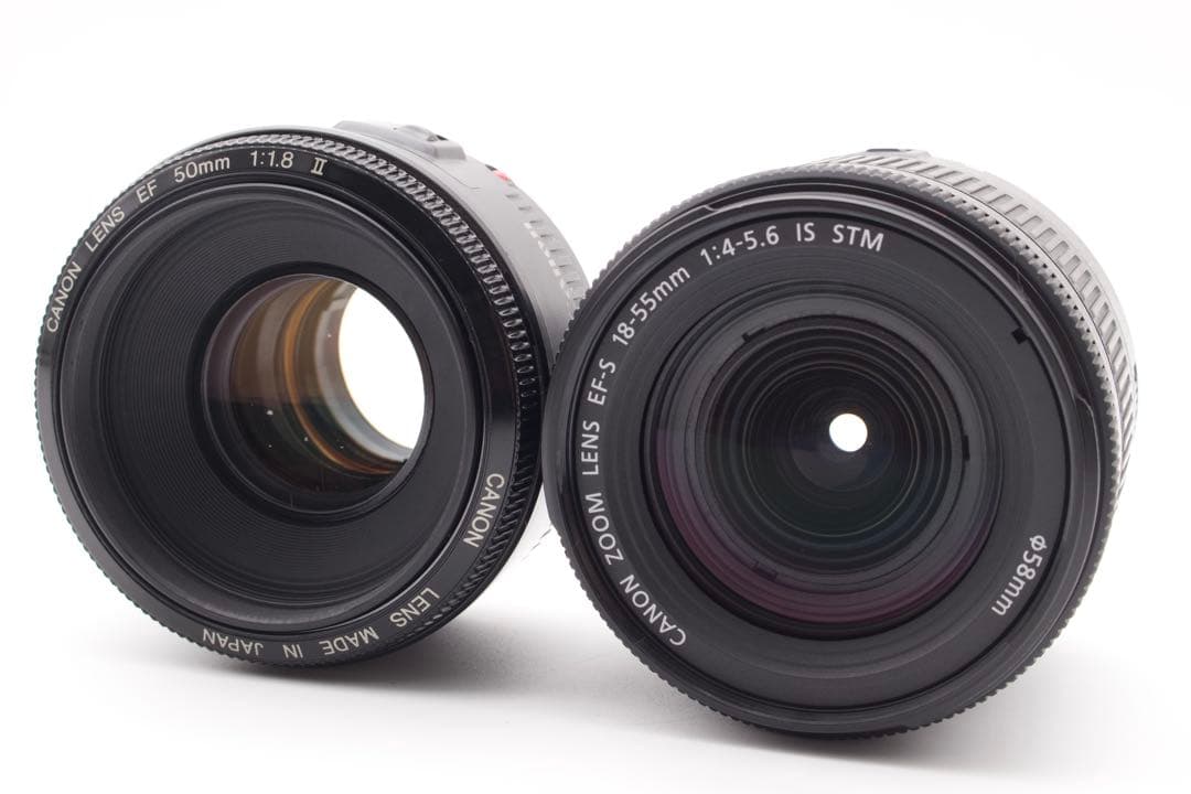 美品❣️Canon EOS Kiss X10i Wレンズ　50mm単焦点付き