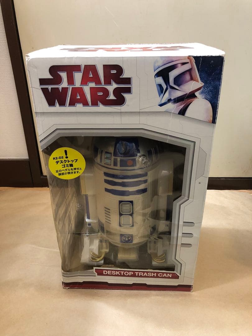 スターウォーズ　R2D2 デスクトップ　ゴミ箱