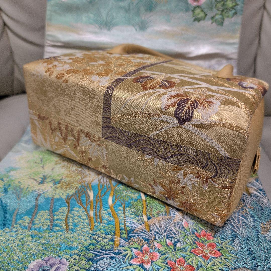 利休バック　和装バック　響創バック　正絹　超美品