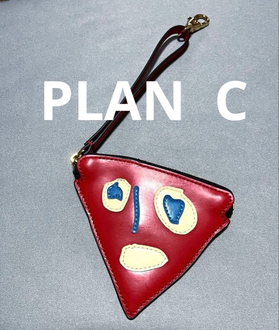 専用　PLAN C 三角形レザーケース