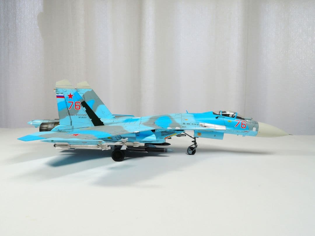 【プラモデル完成品】プラッツ 1/72 Su-27SM フランカーB