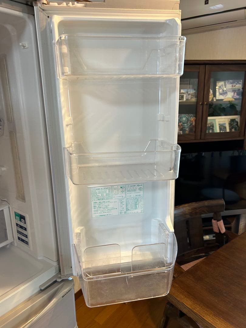 シャープ　プラズマクラスター冷凍冷蔵庫　440L SJ-ＷＦ44Y-C 送料無料