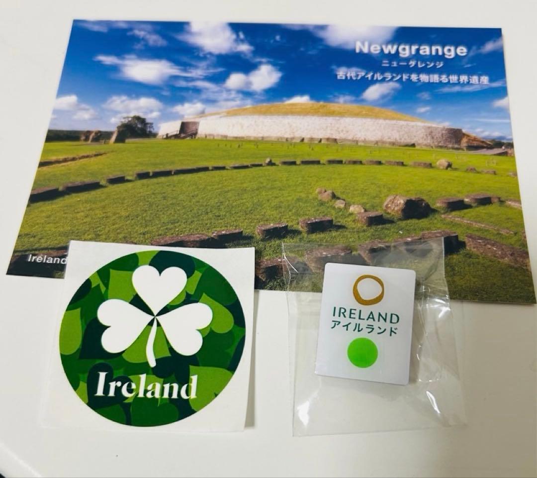 アイルランド ピンバッチ 万博 非売品 ステッカー ポストカード ピンバッジ