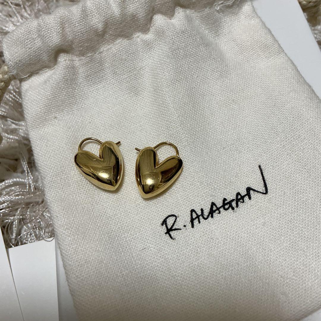 【美品】ララガン　ピアス　ゴールド ハート