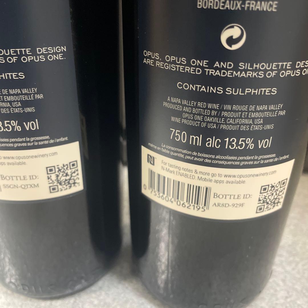 2本 オーパス・ワン 750ml Opus One 2019 （12（