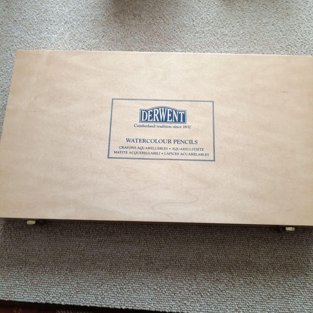DERWENT 水彩色鉛筆 72色 木箱
