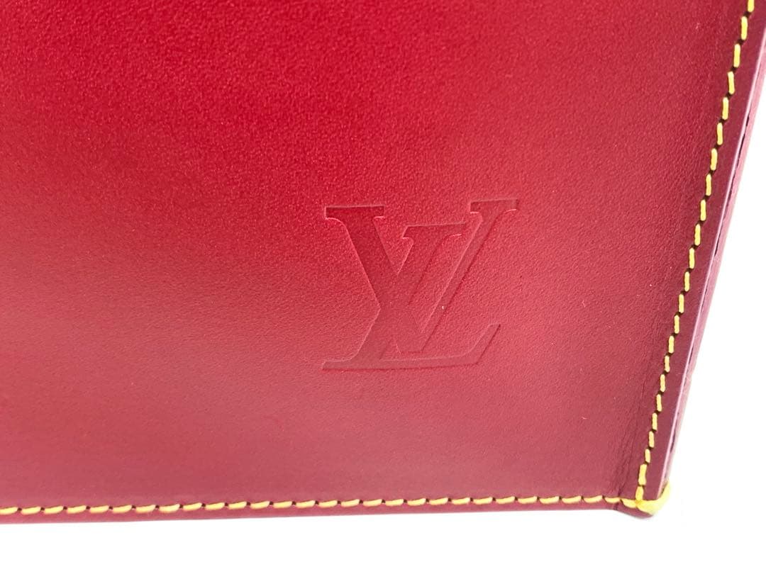 LOUIS VUITTON ルイヴィトン スツール 椅子 レッド MS1108