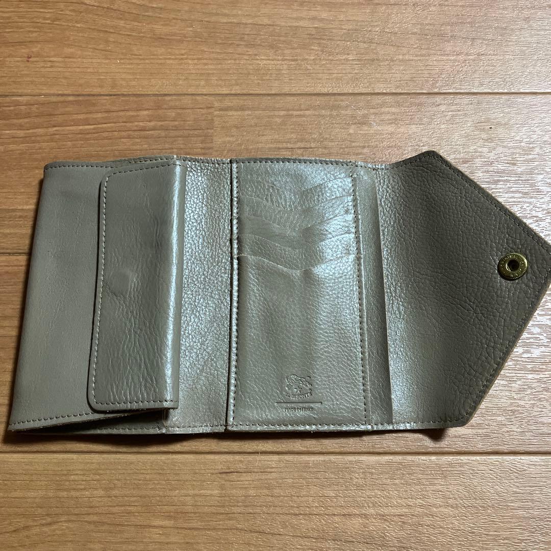 IL BISONTE イルビゾンテ中財布グレージュ