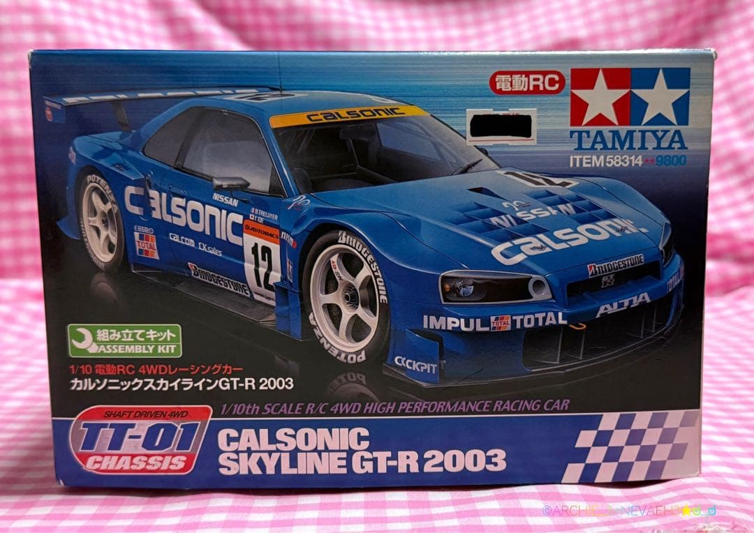 未組立て★タミヤ★未組立★カルソニックスカイラインGT-R 2003 TT-01