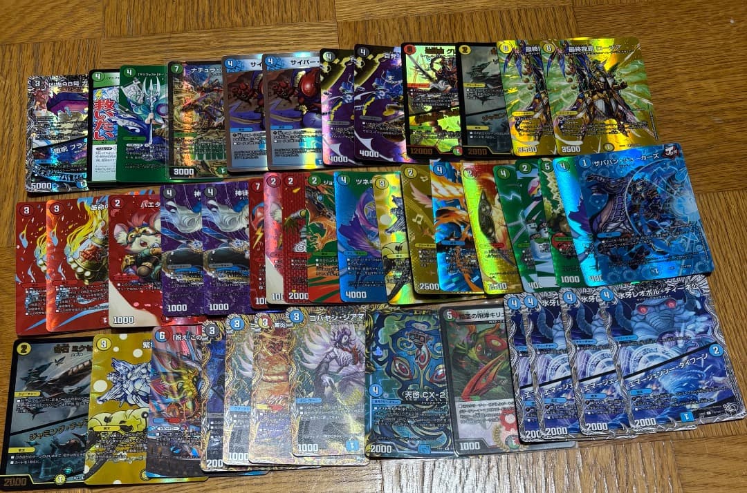 デュエマ引退品、まとめ売り、6デッキ、プレイマット
